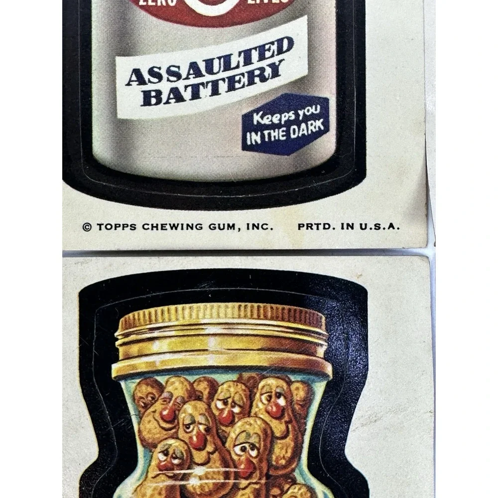 Vintage Lot 11 Topps Chewing Gum‎ WACKY PACKAGES Stickers Series Vintage 1970s